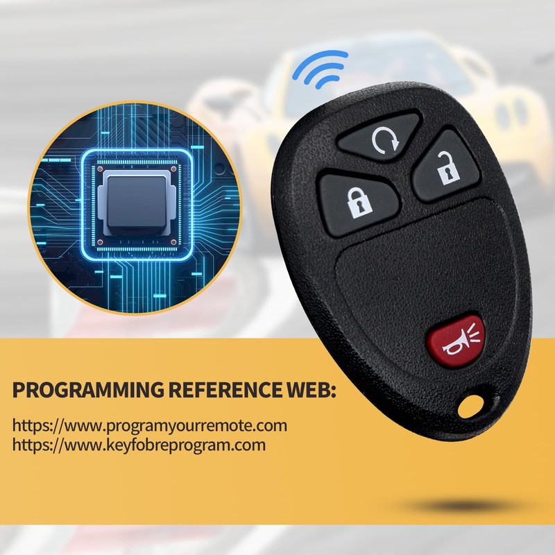 Keyless Entry 2 Pack Keyless Entry Remote Key 4 Buttons