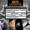 Acetyle L-Carnitine 1000mg 240Capsules Energy Production Supplement High Potency