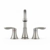 Bathroom Basin Widespread Faucet Brushed Nickel 8 Inch 3 Hole