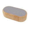 Wooden Alarm Clock Digital Voice Control LED Glowing USB Plug