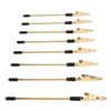 10Pcs Metal Memo Clips Gold Color Electroplated Safe Light Strong