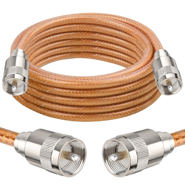 XRDS -RF 15FT RG8X Coaxial Cable with UHF Male PL259