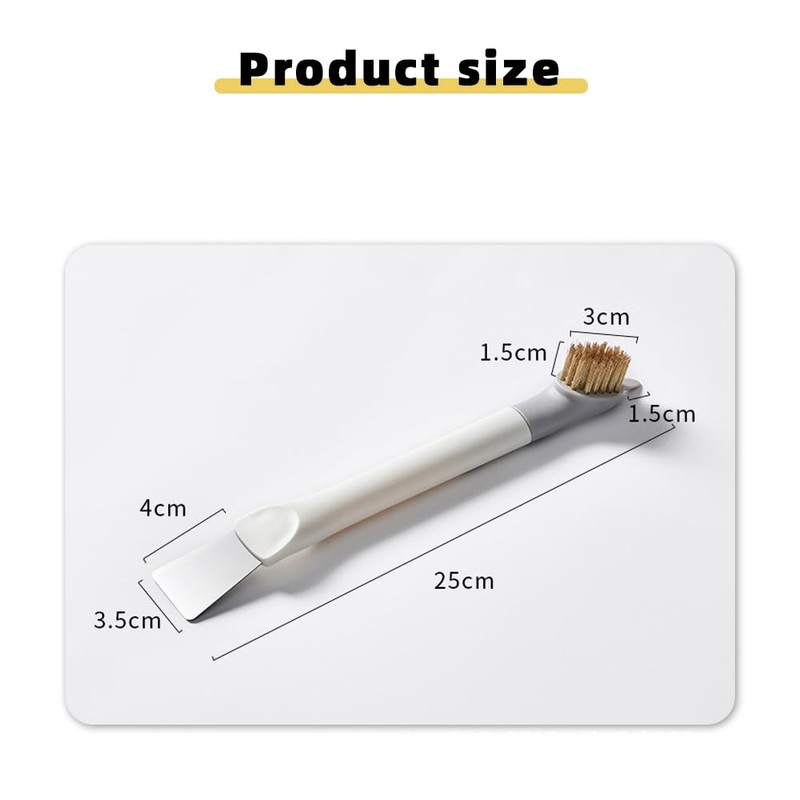 OKEMISS Multifunctional 3 in 1 Double Head Cleaning Brush Scraper