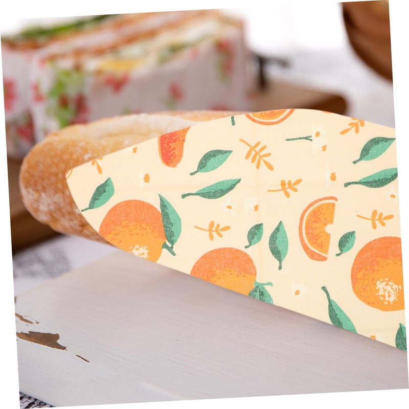 Beavorty Beeswax Food Wrap 3 Sheets Preservation Cloth Reusable Food