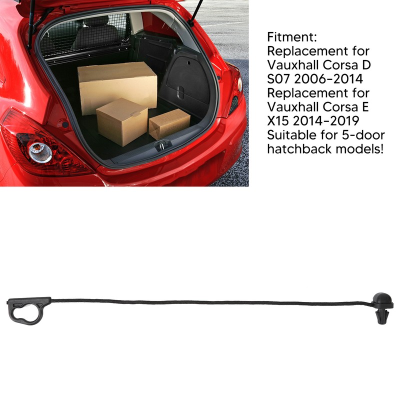 Trunk Rear Parcel Shelf Strap 13367836 Rugged High Strength Rear