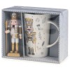 STPGOODS Nutcracker Christmas Mug and Ornament Set in Gift Box