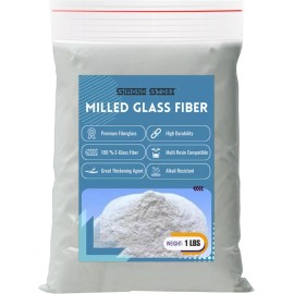 SIMOND STORE Milled Fiberglass - Epoxy Thickener - Fiberglass Resin Filler Material for Epoxy - 4 Pcs
