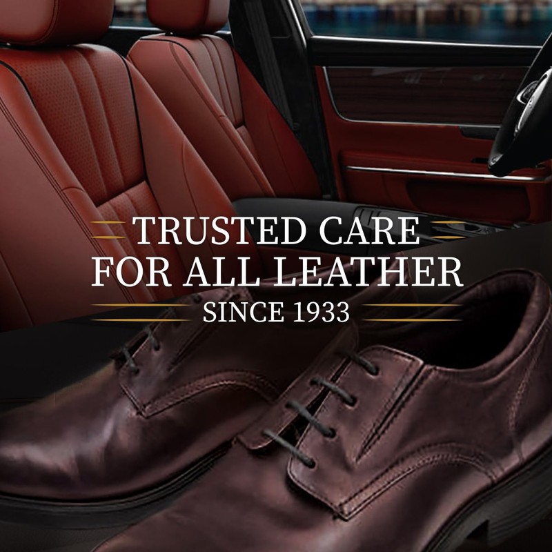 Lexol Deep Leather Conditioner, Use on Car Leather Upholstery, Shoes,