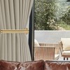 Yagoo 4 Pcs Adhesive Curtain Holdbacks，Screw-in Curtain Tie Backs Curtain