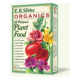 EB Stone Organic All-Purpose 5-5-5 Plant Food 4lb