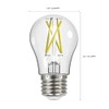 Satco Lightbulbs S12415; LED Filament Lamps; 8 Watt LED A19;