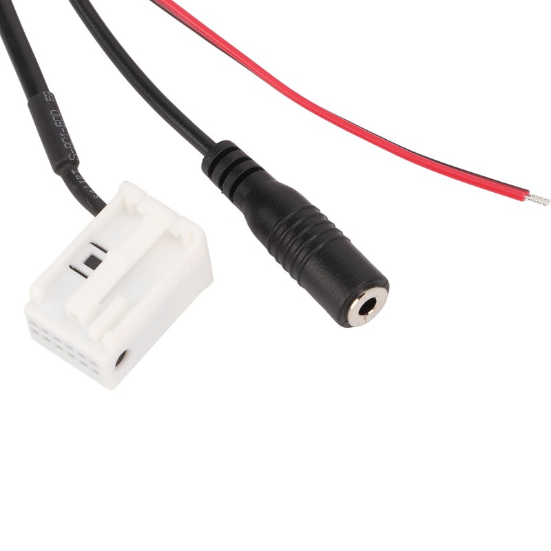 12 Pin AUX Adapter Hands Free Microphone Kit Wireless Bluetooth