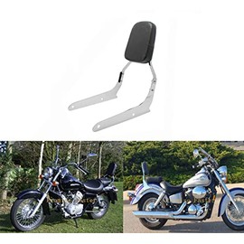 Backrest Sissy Bar Leather Pad Compatible For Honda Shadow Spirit VT750 2007-2014 Honda VT750C2B Shadow Phantom 2010-2017