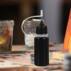 GLEAVI 10pcs Black Glue Bottle 30ml Squeeze Bottles Glue Applicator