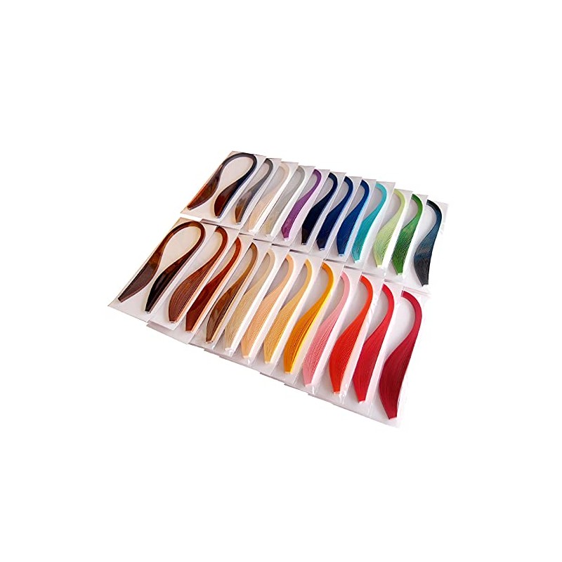 Quilling Strips 5mm Paper Quilling Set Solid Color Star Origami