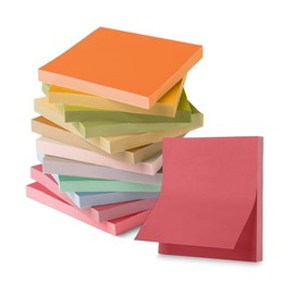 Mr. Pen - Notas adhesivas de 3 x 3 pulgadas, 12 blocs, 720 hojas, paleta de colores de carnaval de otoo, notas adhesivas a granel, almohadillas...    