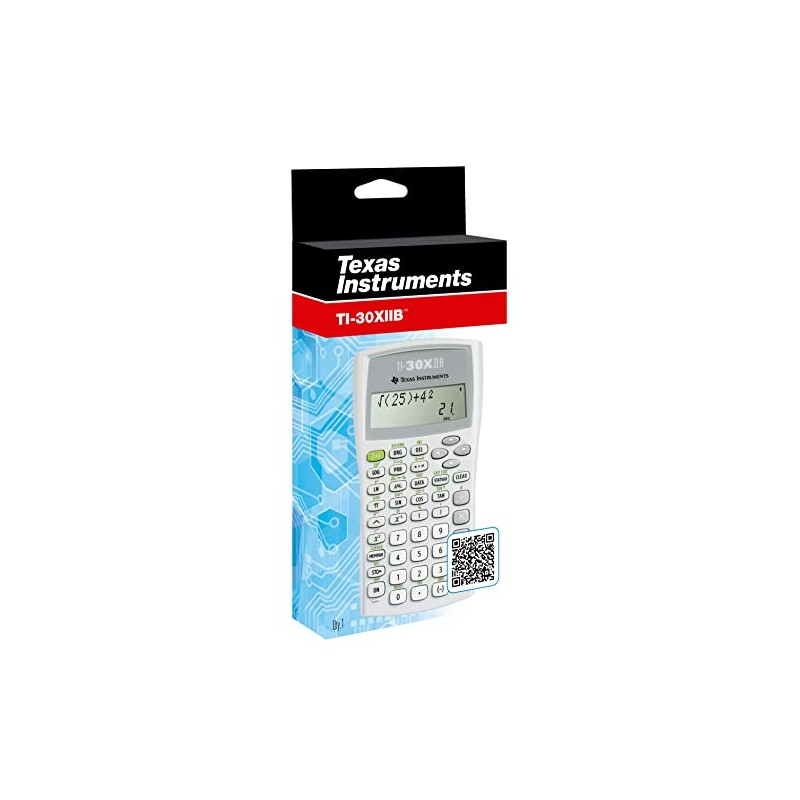 Texas Instruments TI-30 XIIB Two Line Battery Operated School Calculator
