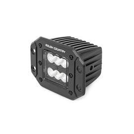 Rough Country 2" Black Series Flush Mount CREE LED Lights - 70803BL