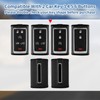 T-carbon Real Glass Fiber Car Key Case Cover Compatible with