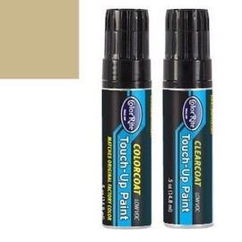 ColorRite Half-Ounce Jar for Jeep SJ Automotive Touch-up Paint - Dark Tan (Interior) 86P84 - Color+Clearcoat Package