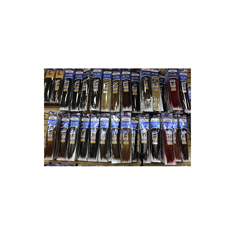 MilkyWay Human Hair Weave Pure Yaki [10"] #1b