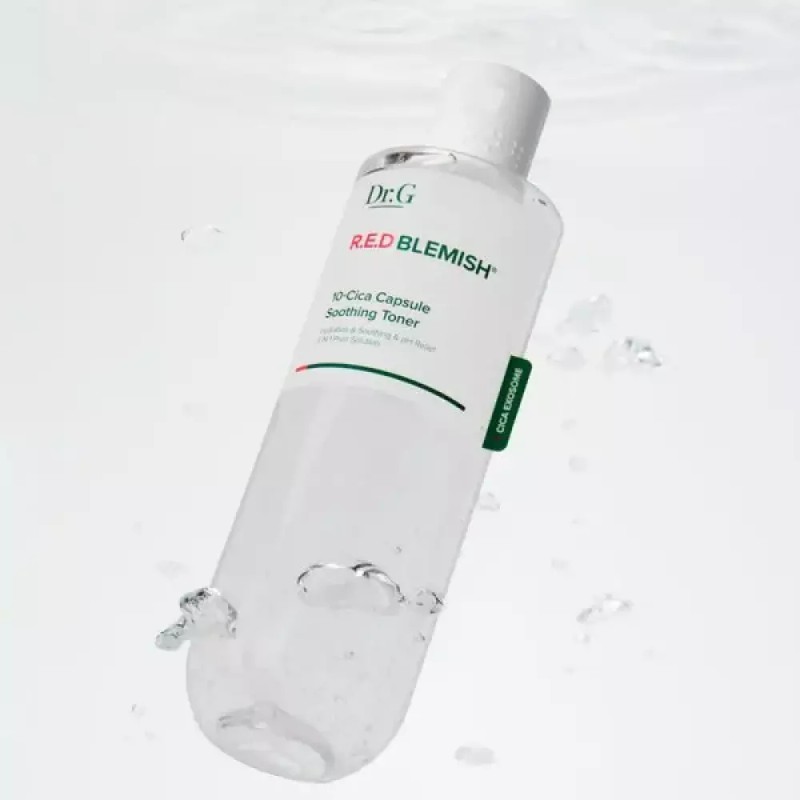 Dr.G [닥터지] NEW 레드 블레미쉬 10-시카 캡슐 수딩 토너 300ml