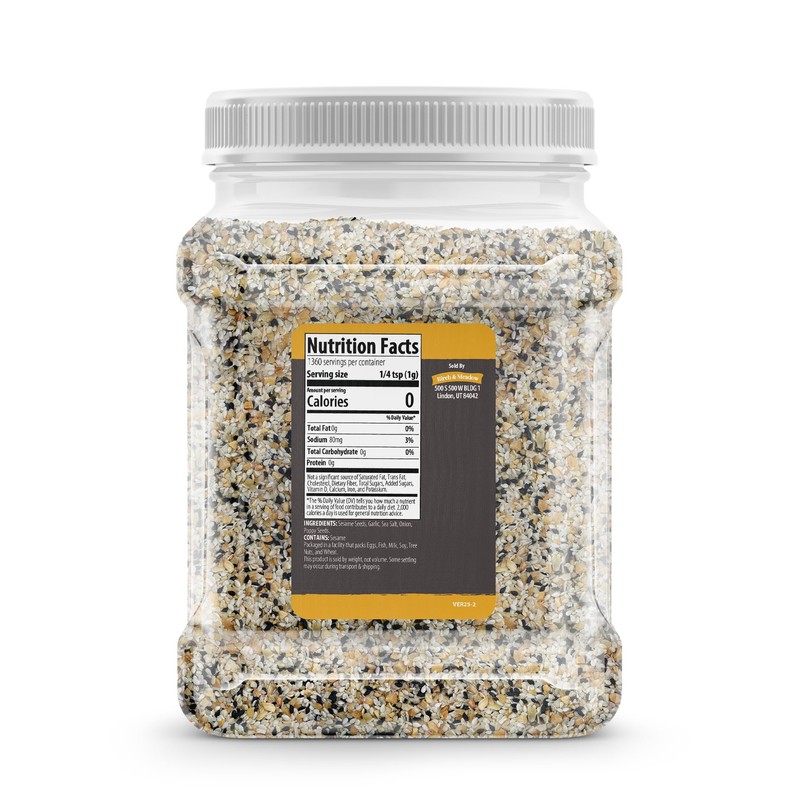 Birch & Meadow 3 lb of Everything Bagel Seasoning, Pre-Mixed
