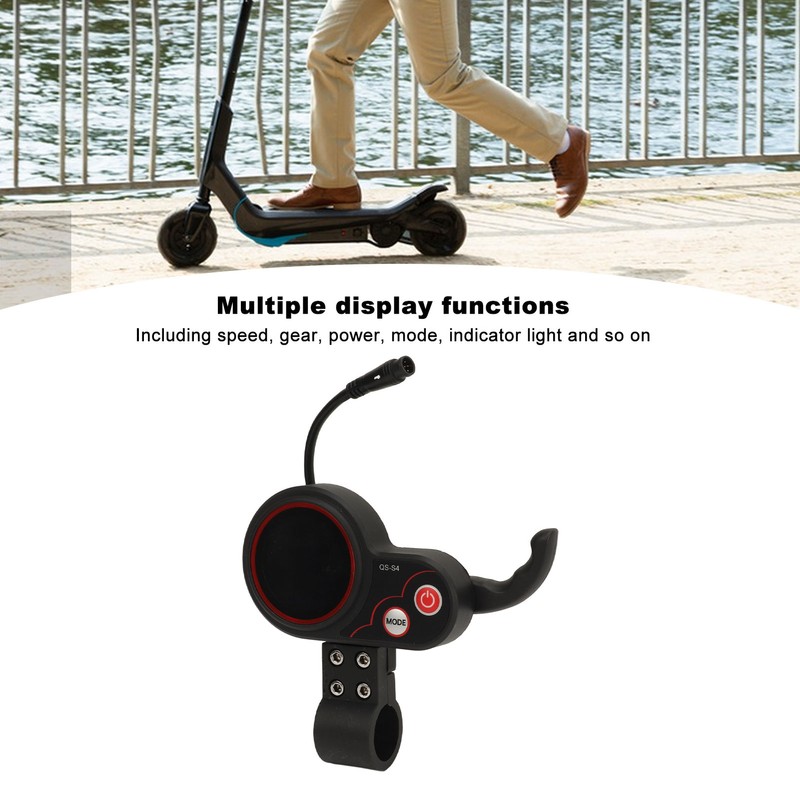 QS S4 Electric Scooter Display Panel ABS Waterproof USB Electric