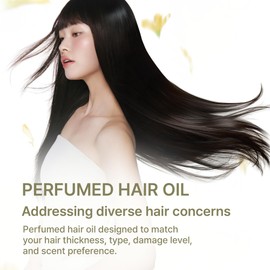 LADOR Hair Perfume Oil for Dry Damaged Hair - Anti Frizz Nourishing Fragrance Gloss Oil Serum Leave-In Conditioner Hold Curls & Waves Sulfate Paraben Alcohol Free 1 Fl Oz - Hinoki Korean