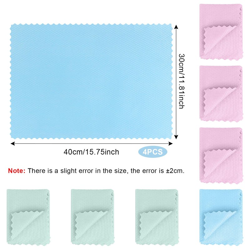 10Pcs Fish Scale Cloth, 30 * 40cm Microfibre Cleaning Cloths,