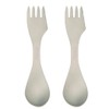 BY-J Titanium 2 in 1 Fork and Spoon Combo 2-Pack
