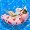 Inflatable Pool Float Chairs -Floating Pool Chair Lounge Floats for