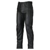 Vance Leather Men's Black Premium Leather Motorcycle Overpants with Side