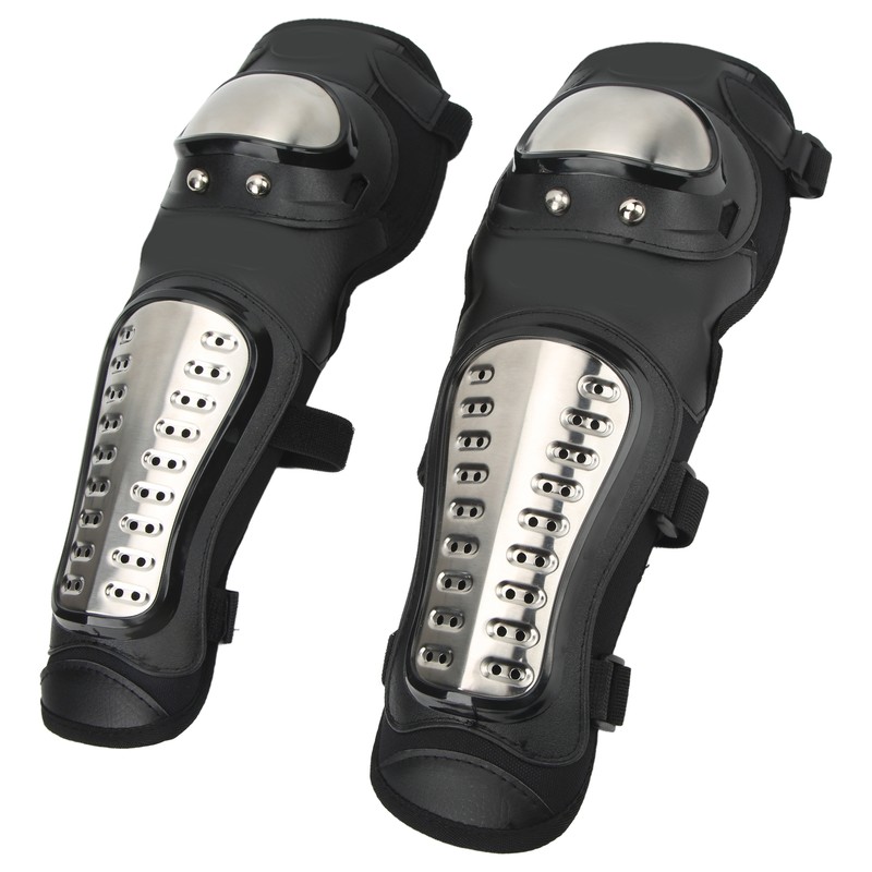1 Pair Motorcycle Knee Pads Drop Resistance Rubber Cycling Protective