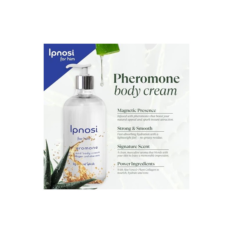 Crema Corporal Feromonas Ipnosi Hombres Loción Hidratante Que Aumenta Confianza