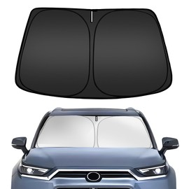 ARISMOTOR Windshield Sun Shade for Toyota Highlander (L LE XLE Limited Platinum) 2020-2024, Custom Fit Foldable Front Window Sunshade Sun Visor Protector, Block UV Rays Keep Your Car Cooler