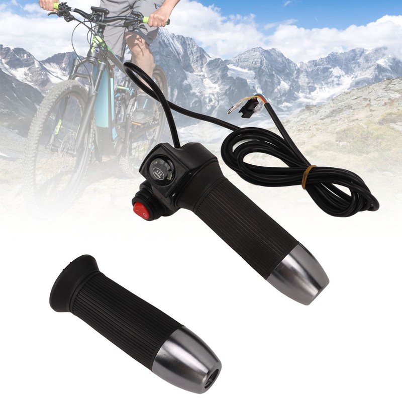 1 Pair Electric Bike Throttle Grip Universal 48V 5 Colors