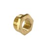 JENSWILL 1/2" NPT Male x 1/4" NPT Female Brass Reducer