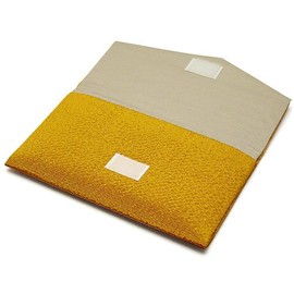 Mr. Brand Small Shop Mala Bag (念珠 Container) Luxury Crepe Gold Brown (Height 9.5 cm X Width 15 cm) – Portability Rosary Case, Rosary Container, 念珠 Bag [Mr. Shop issued With Certificate Papers]