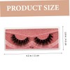 Baluue 12pairs False Eyelashes for Dancing Easy Application Grafting Eyelashes