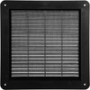 ECOPRO VENT 10" x 10'' Inch Black Square Ventilation Grille