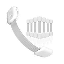 SKYLA HOMES Baby Locks (8-Pack) Child Safety Cabinet Proofing - Safe Quick and E