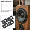 OSALADI 4pcs Iron Speaker Back Panel Coupler Plates for Loudspeaker