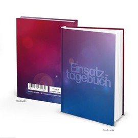 Logbuch-Verlag Einsatztagebuch für Einsatzkräfte zum Ausfüllen Feuerwehr THW Tagebuch DIN A5 Notizbuch Reflexion Einsätze Geschenk für Mitglieder & Personal