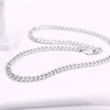 Hip-Punk Solid 925 Sterling Silver Miami Cuban Link for Men