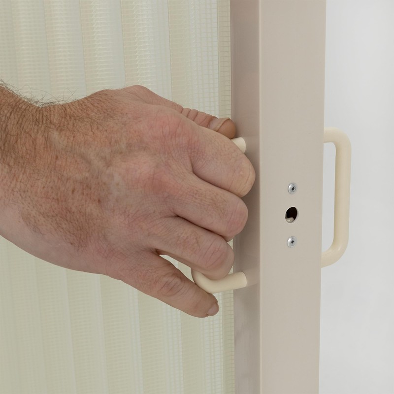 RecPro RV Pleated Folding Shower Door and Frame | Sliding,