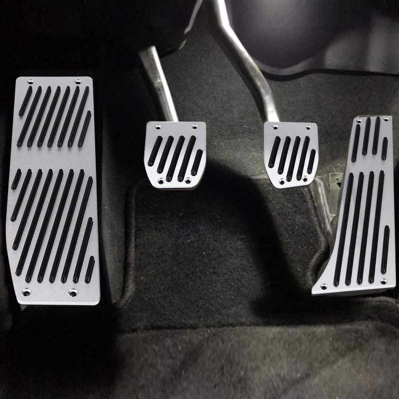 EVGATSAUTO Set of 4 Car Foot Pedal Pads for 1