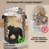 Forest Cabin Bear Laundry Basket - Heavy Duty 60L Dirty