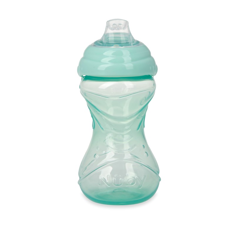 Nuby - Taza de 3 piezas de fácil agarre sin