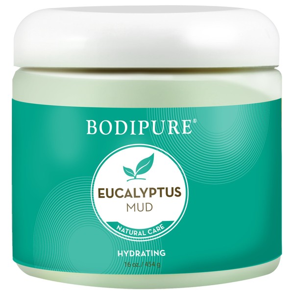 Bodipure Eucalyptus Mud Mask for Body - Rich in Eucalyptus,